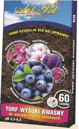 Torf ziemia pod tuje świerk tuja cyprys 60L