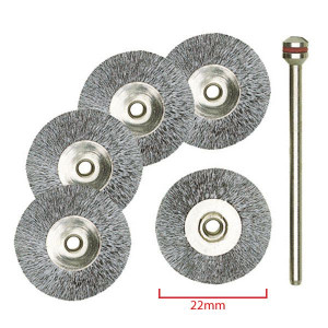 Szczotki Druciane Proxxon 22 Mm Dyski 5 Sztuk