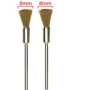 Szczotki Druciane Proxxon 8 Mm Pędzlowe Mosiądz 2 Sztuki