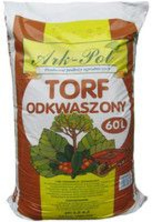 TORF ODKWASZONY NA TRAWNIKI rabaty do ogródka 60l