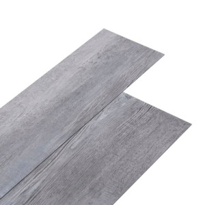 Samoprzylepne panele podłogowe PVC, 5,21 m², 2 mm, szare drewno