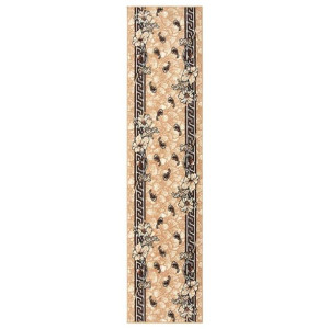 Chodnik dywanowy, BCF, beżowy, 100x450 cm