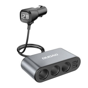 Ładowarka samochodowa Dudao 2x USB / 3x rozdzielacz gniazda zapalniczki cza