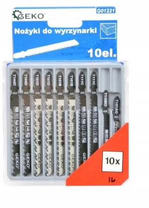 Nożyki Do Wyrzynarki 10 Elementów