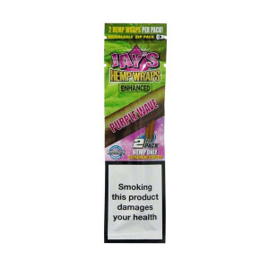Bibułki JUICY JAYS Hemp Blunt Wraps smak PURPLE WAVE Jagodowy