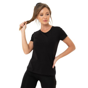 T-shirt Damski Klasyczny Czarny M