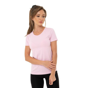 T-shirt Damski Klasyczny Różowy L