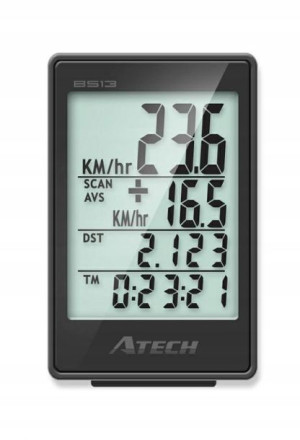 Licznik Atech 13-funkcji Bezprzewodowy Bs13-bv-el
