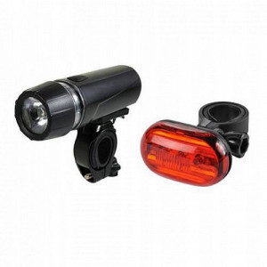 Lampka Oświetlenie Rowerowe Kompl Led Jy-586+289t