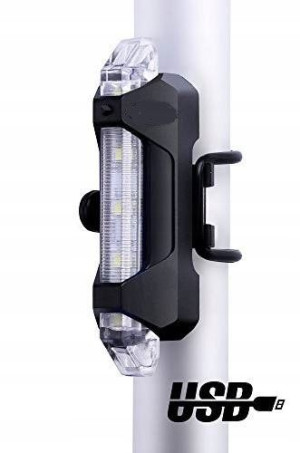 LAMPKA PRZÓD 5 DIOD LED USB BC-TL5411akumulator