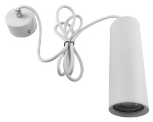 Oprawa lampa wisząca 1XGU10 17CM biały mat