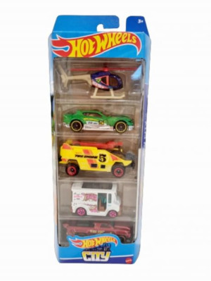 Hot Wheels 5-pack Hw City Mattel Hfv83 Autka Hw