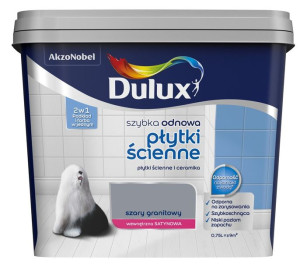 DULUX SZYBKA ODNOWA płytki ścienne, szary ganitowy, 750ml