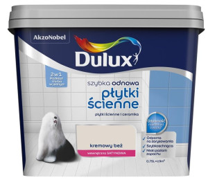 DULUX SZYBKA ODNOWA płytki ścienne, kremowy beż, 750ml