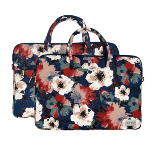 Wonder Briefcase Laptop 13-14 cali niebieskie kamelie