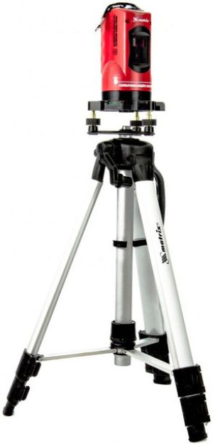 Poziomica laserowa laser krzyżowy statyw kufer MTX