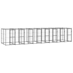Lumarko Kojec zewnętrzny dla psa, stalowy, 19,36 m²