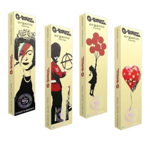 Bibułki z filtrami G-Rollz Banksy King Size Organic