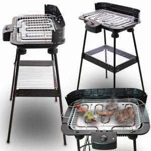 Elektryczny Grill Na Taras Balkon Ogród Stojak