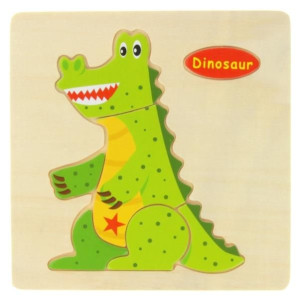 Drewniana Układanka Edukacyjna - Dinozaur