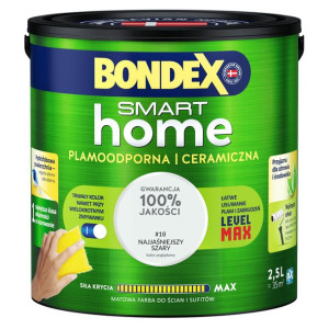 Farba Bondex SMART HOME 2,5L Najjaśniejszy Szary