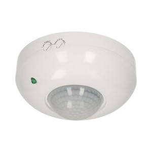 Orno Biały Czujnik Ruchu 360 Stopni 1200w Or-cr-203/w