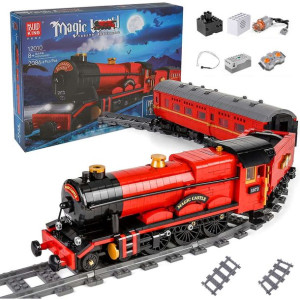 Klocki Technic Sterowany Pociąg z wagonami RC - Mould King 12010