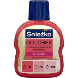 ŚNIEŻKA Pigment COLOREX 100ml CZERWONY 23
