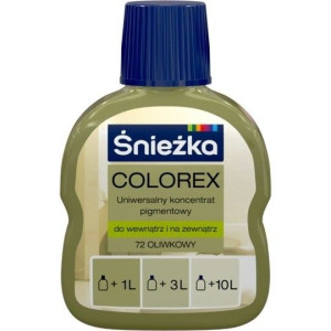 ŚNIEŻKA Pigment COLOREX 100ml OLIWKOWY 72