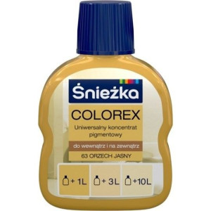 Śnieżka Pigment Colorex 100ml Orzech Jasny 63