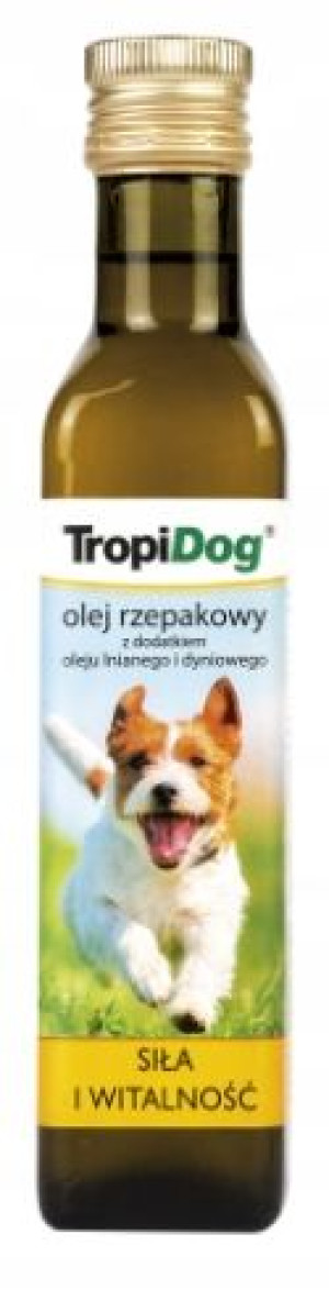 TROPIDOG Olej rzepakowy z dod.lnianego i dyniowego