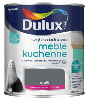 DULUX SZYBKA ODNOWA meble kuchenne, grafit, 750ml