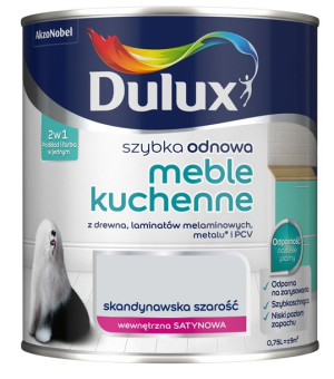 DULUX SZYBKA ODNOWA meble kuchenne skandynawska szarość 750ml