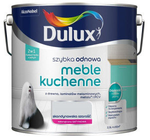 DULUX SZYBKA ODNOWA meble kuchenne skandynawska szarość 2.5l