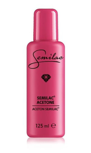 Semilac Acetone 125ml aceton zmywacz do lakieru hybrydowego