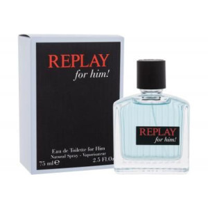 Replay For Him Edt 75ml Oryginał