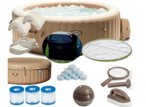 Intex 28426 spa jacuzzi 4 osobowe podgrzewacz zagłówki