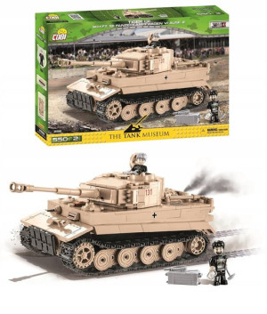 Klocki Cobi 2519 Niemiecki Czołg Tiger 131 Tygrys