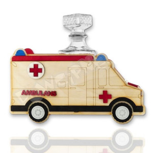 Karafka Ambulans z kieliszkami na prezent