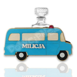 Karafka Nysa Milicja + 6 kieliszków na prezent
