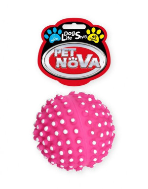 PET NOVA Piłka dla psa jeż z wypustkami 6,5cm