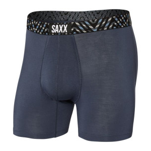 Bokserki męskie szybkoschnące SAXX VIBE Boxer Brief - Granatowe M