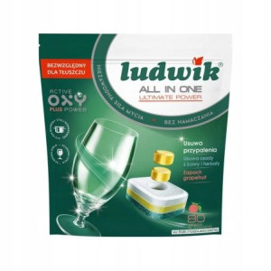 Ludwik tabletki do zmywarki A'80 Grapefruit