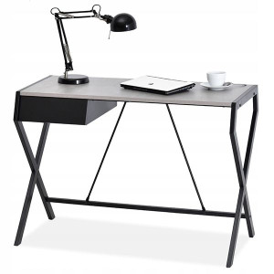 Designerskie Biurko Loftowe Designo Beton Czarny
