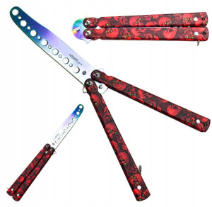 _treningowy Nóż Motylkowy Tępy Csgo Motylek Skin_