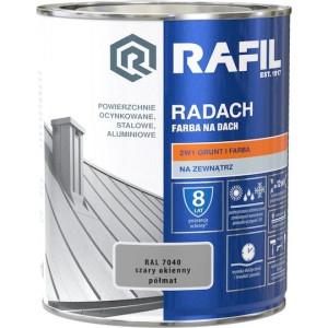 Rafil RADACH Farba na Dach 5l Ral7040 półmat
