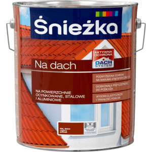 Śnieżka Farba NA DACH 10L Ceglany RAL8004