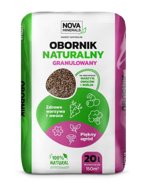 Nawóz Obornik Granulowany Naturalny 12,5 Kg 20l