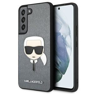 Etui Karl Lagerfeld KLHCS22MSAKHSL Samsung Galaxy S22+ Plus srebrny/silver