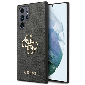 Etui Guess GUHCS22L4GMGGR Samsung Galaxy S22 Ultra szary/grey hardcase 4G B